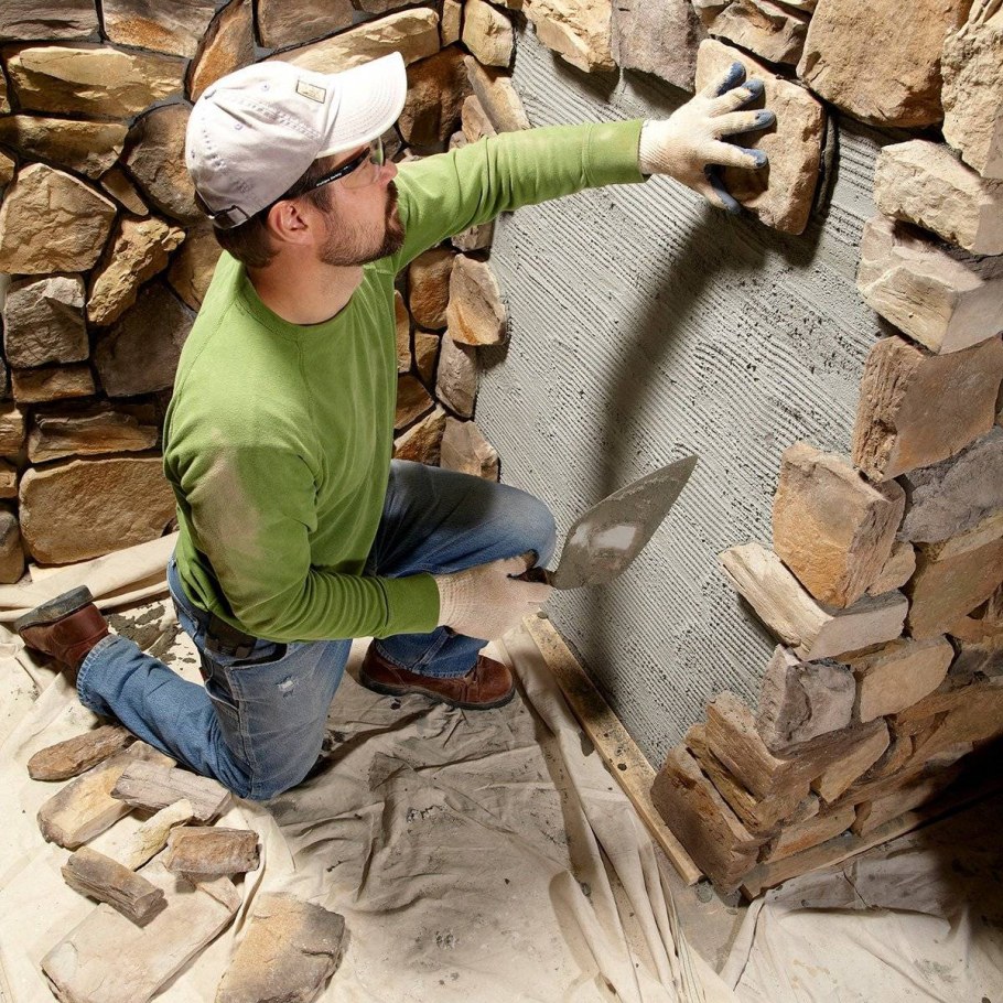 Облицовка окон камнем