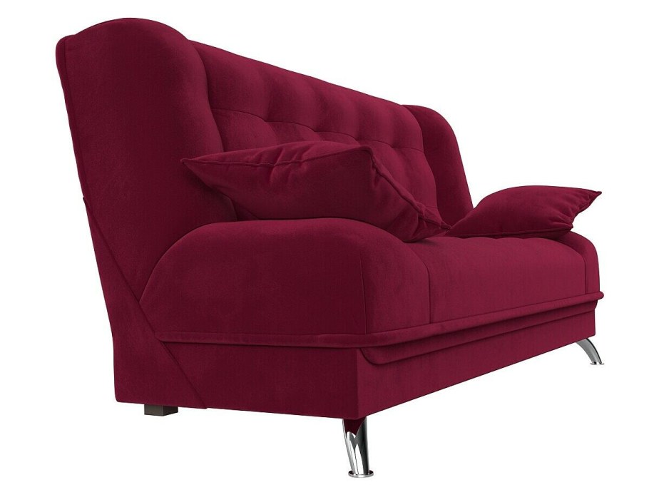 Диван с деревянными подлокотниками Анна