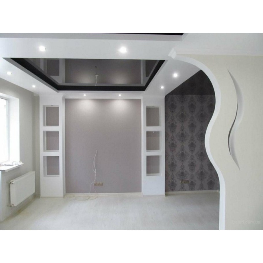 Покраска потолка колером