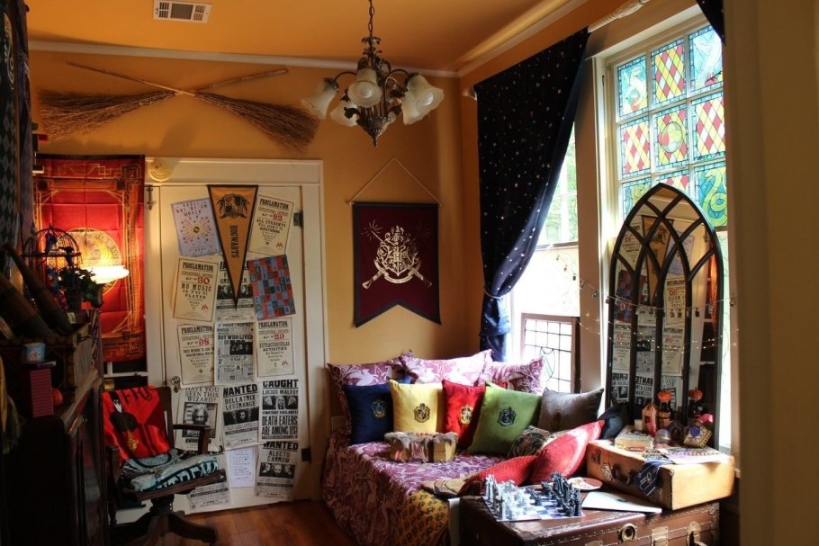 Детская комната в стиле Гарри Поттера Слизерин