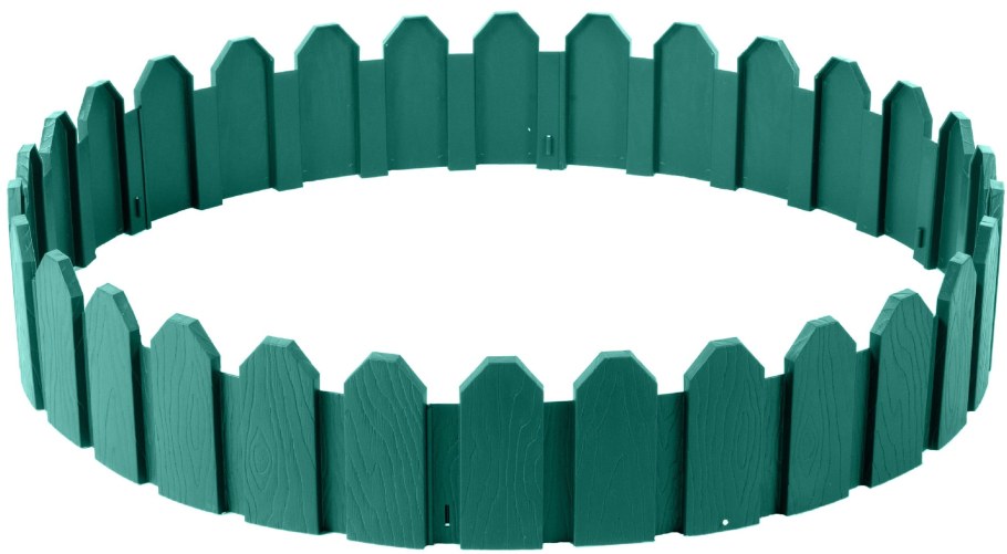 Ограждение Дачник 3м зеленый пластик