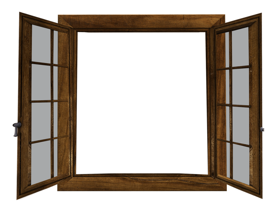 Окна с широкой рамой