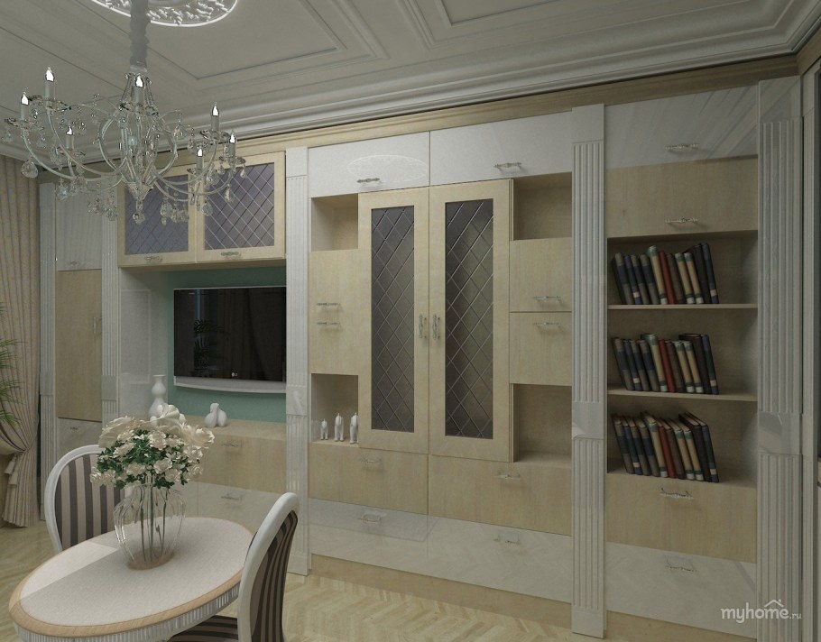 Стенки 250см в стиле Неоклассика