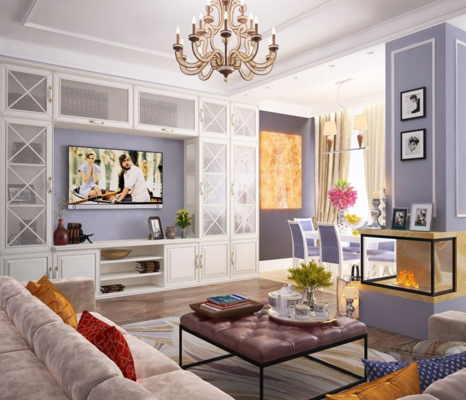 Гостиная Неоклассика ТВ Неоклассика