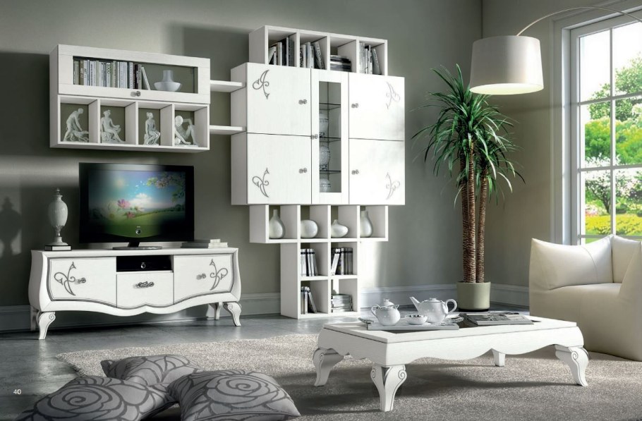 Гостиная стенка Неоклассика Италия