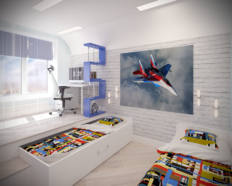Интерьер комнаты для мальчика 9 лет