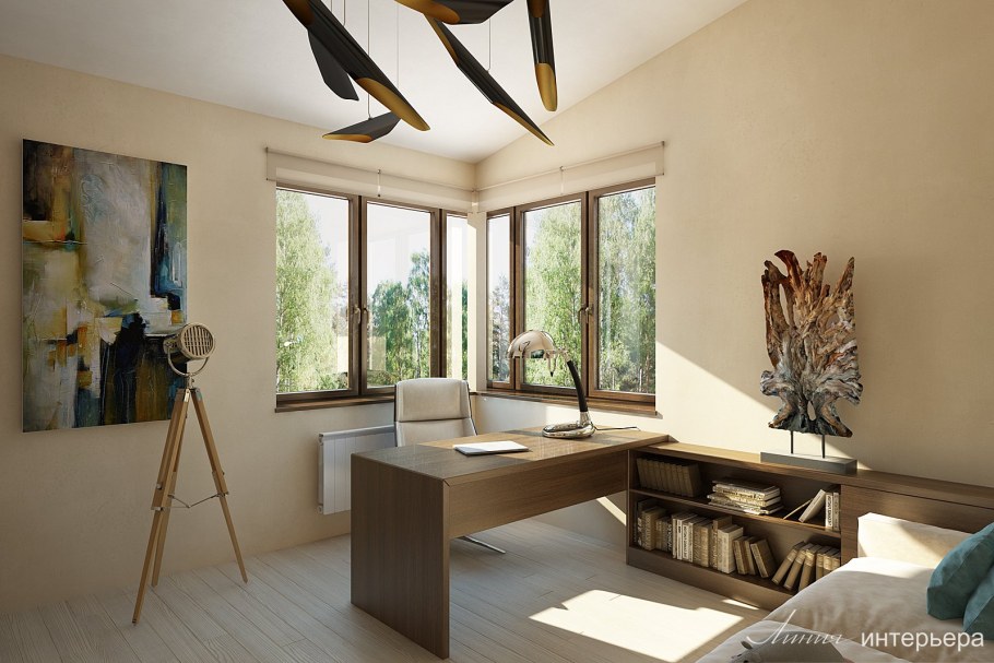 Кабинет в загородном доме