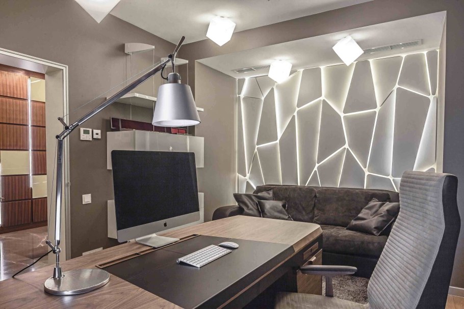 Освещение в домашнем кабинете