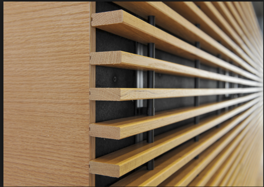 Деревянные ламели для стен