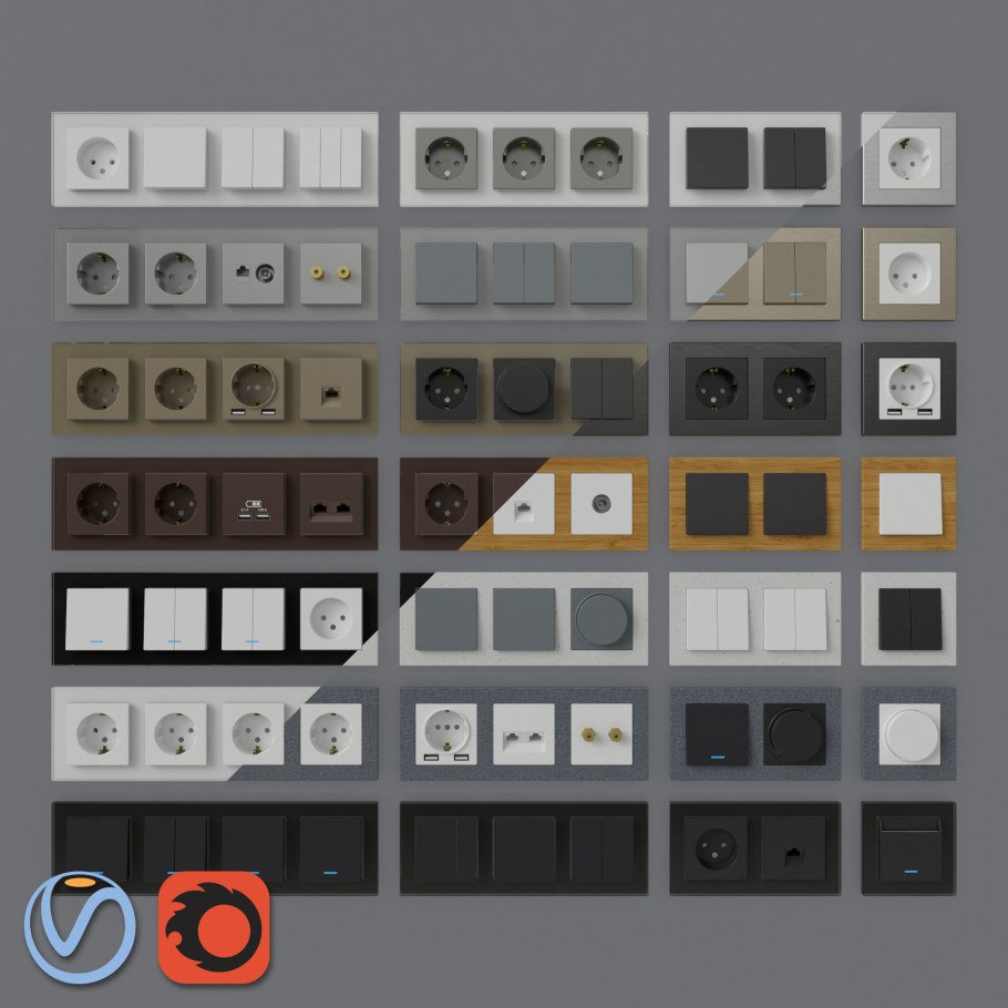 Шнайдер атлас Десигн розетки и выключатели