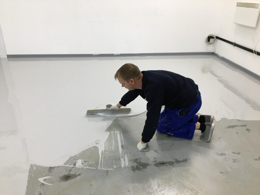 Самонивелирующийся наливной пол 3д