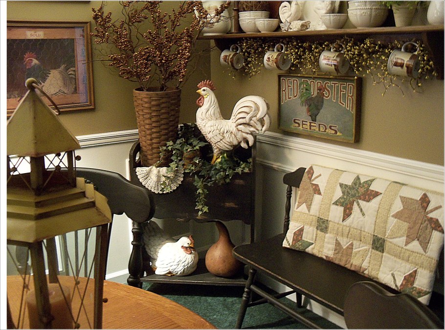Украшение в интерьере Кантри