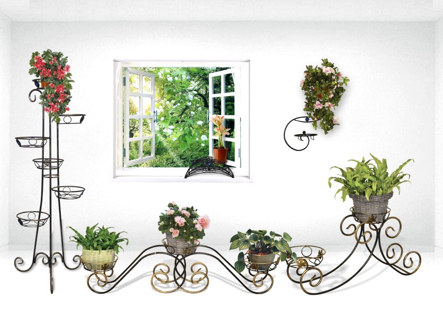 Красивые подставки для цветов