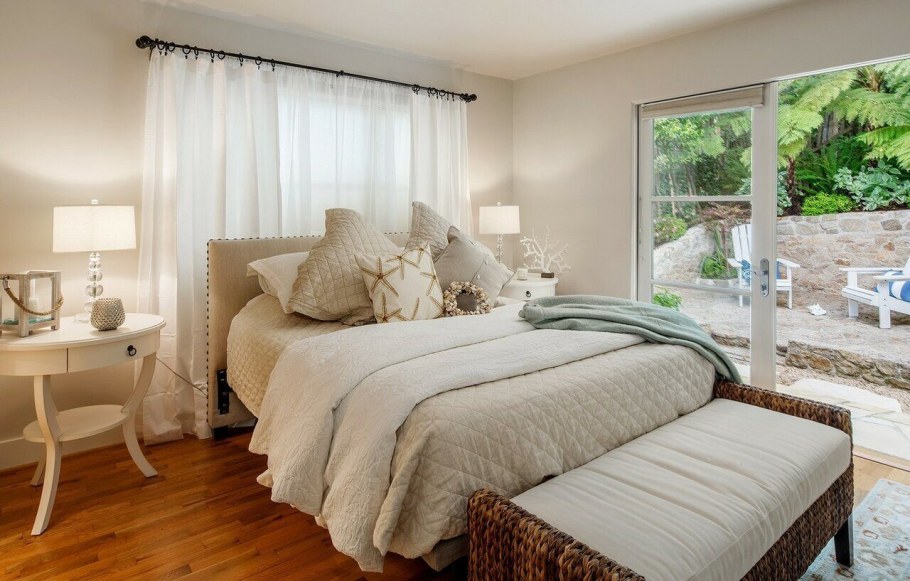 Текстиль в интерьере спальни