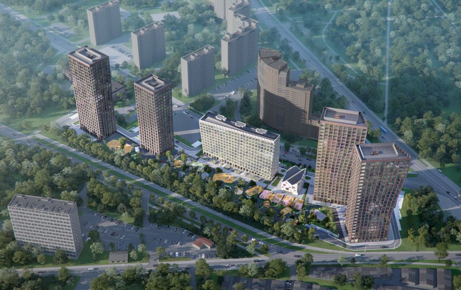 Воронцовский парк аэрофотосъемка