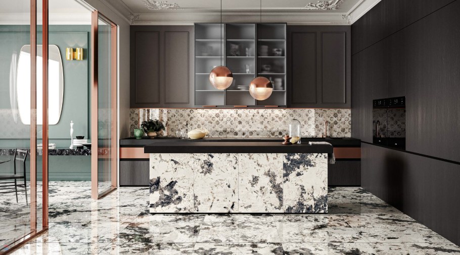 Керамогранит Piemme Valentino Opulence Antique Dark Lev Ret 60x119.5