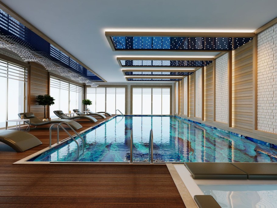 Бассейн в 3ds Max