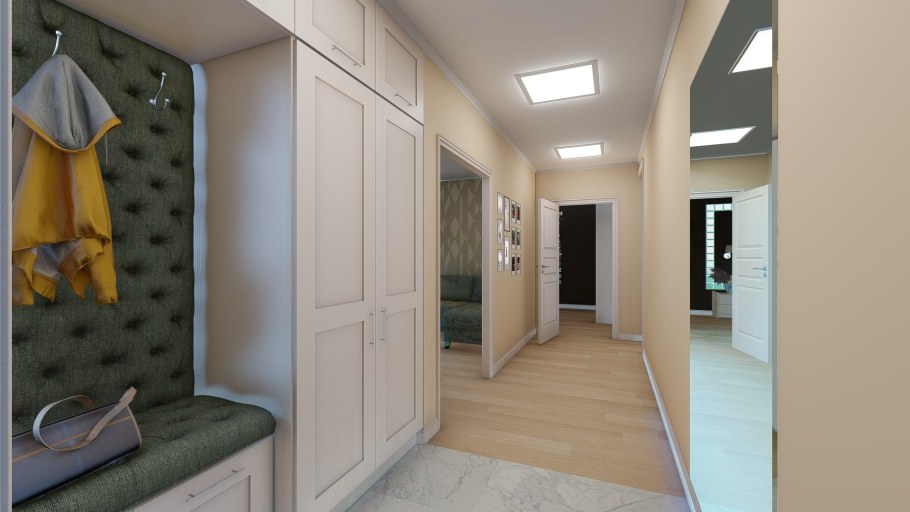 Фрески в интерьере гостиной