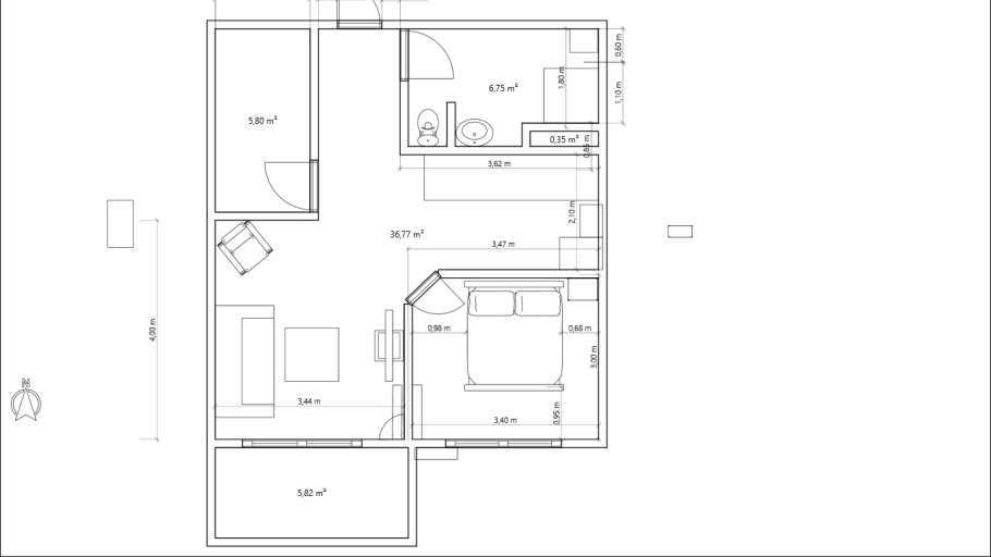Планировка квартиры чертеж