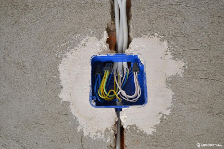 Распаечные коробки для скрытой проводки под штукатурку