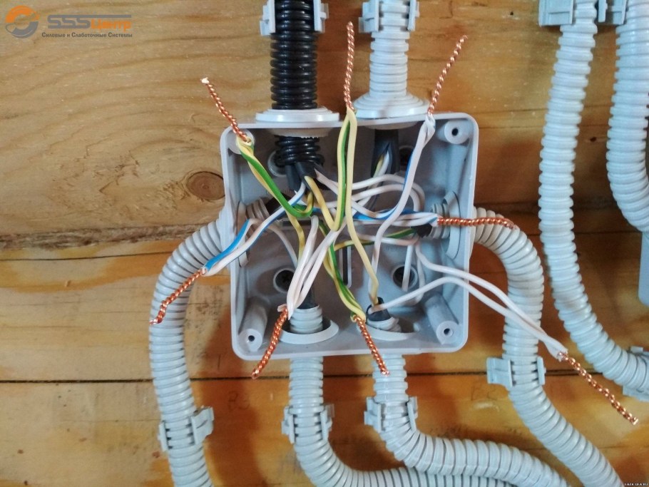 Распайка распаечной коробки