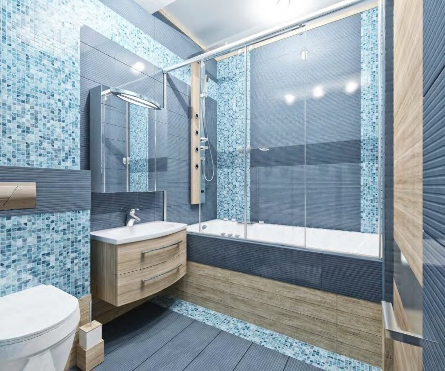 Проекты ванных комнат