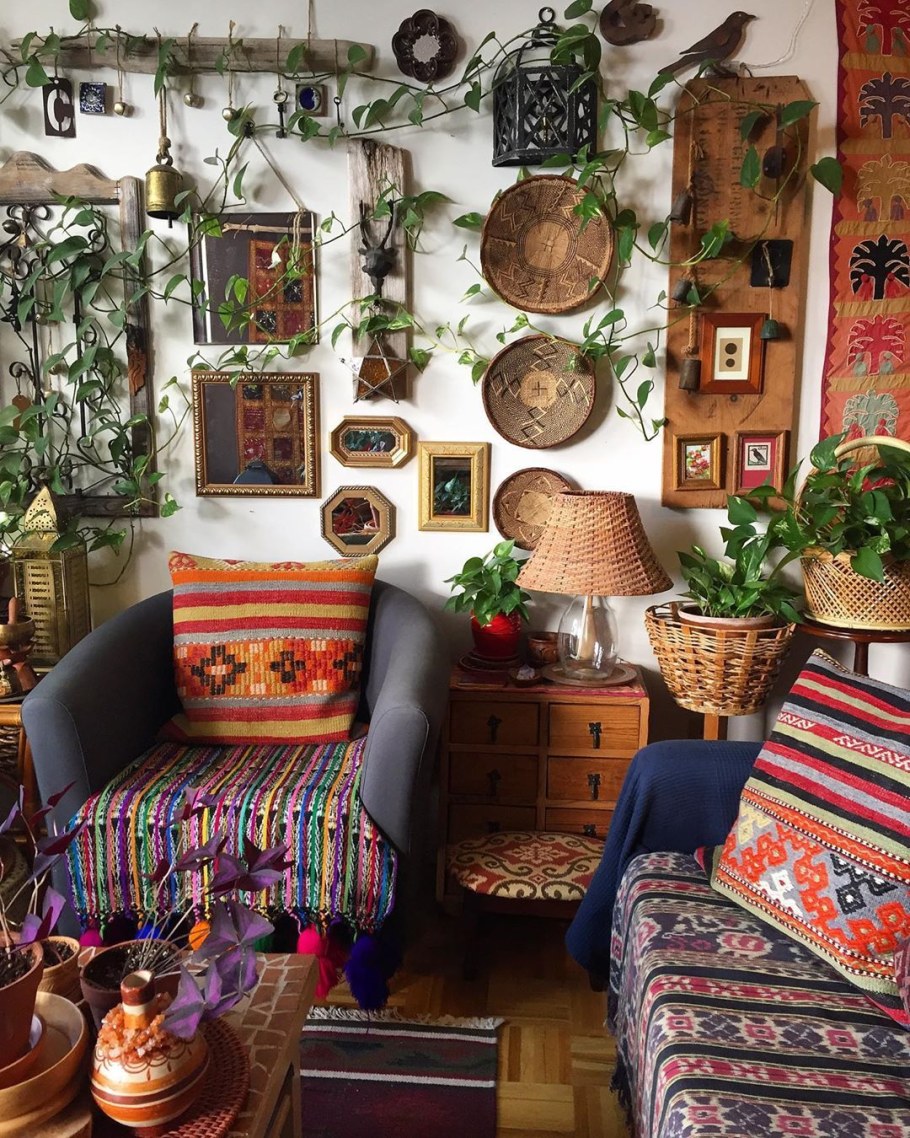 Стиль бохо Садовая мебель