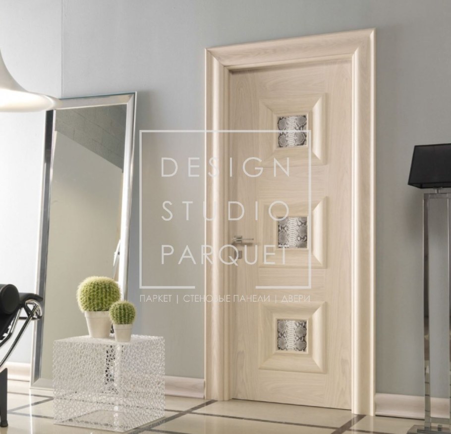 Дверь 4с3 беленый дуб