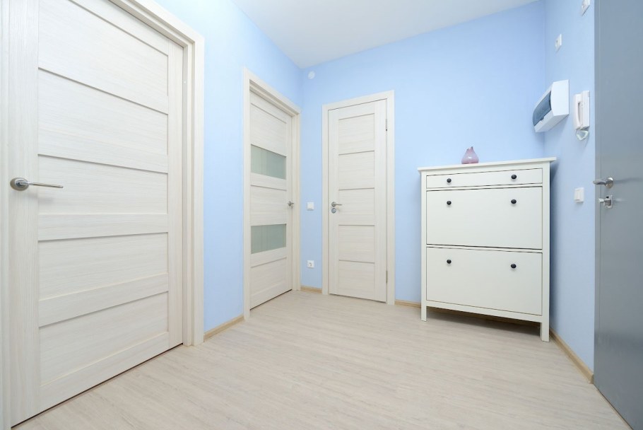 Двери Дюплекс беленый дуб