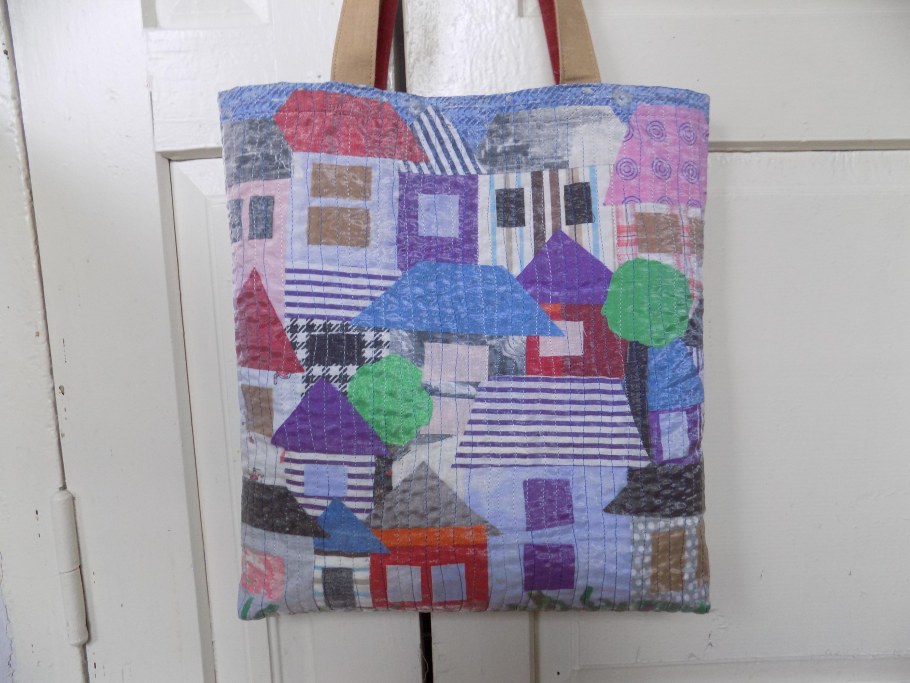 Шоппер в технике пэчворк пицца