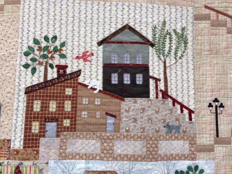 Пэчворк домик в деревне