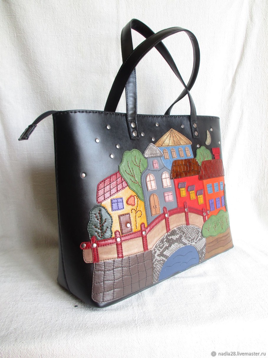 Дизайнерские сумки с аппликацией