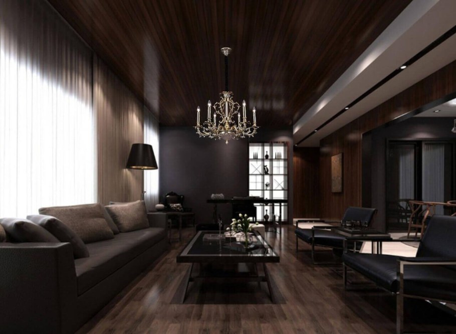 1781.15.3 Antique Gold подвесная люстра Lucia Tucci Firenze