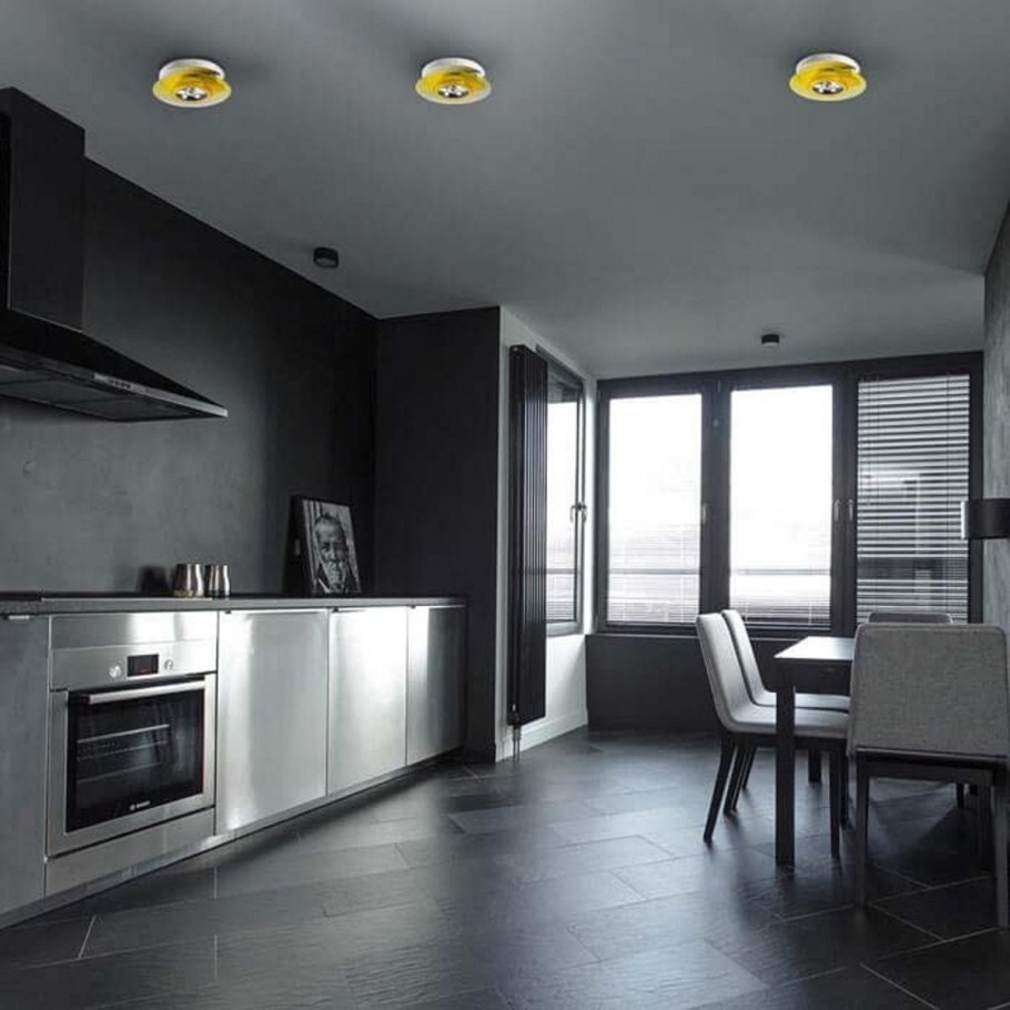 Квартира в сером цвете