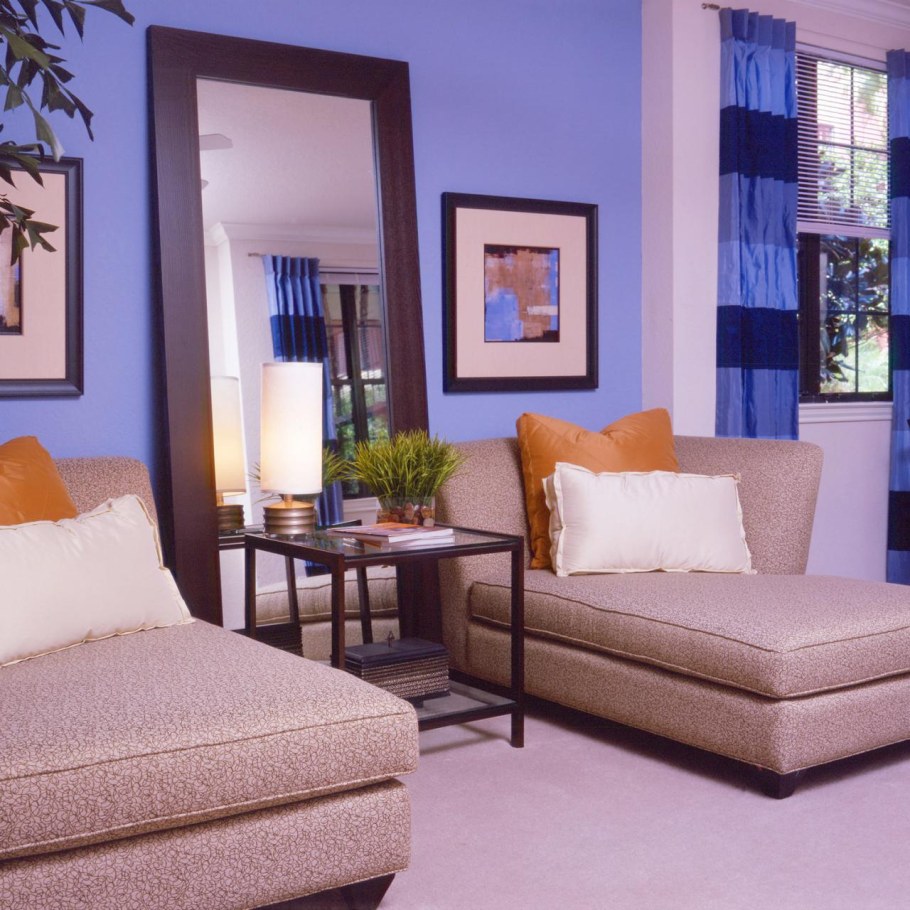 Интерьер в холодных тонах