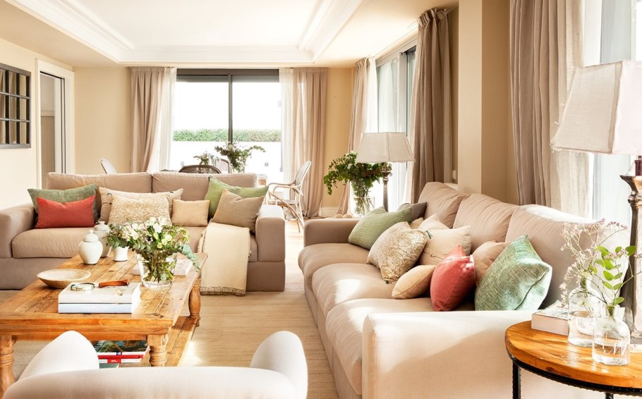 Сочетание цветов в интерьере