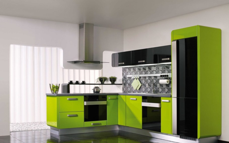 Кухни салатовые