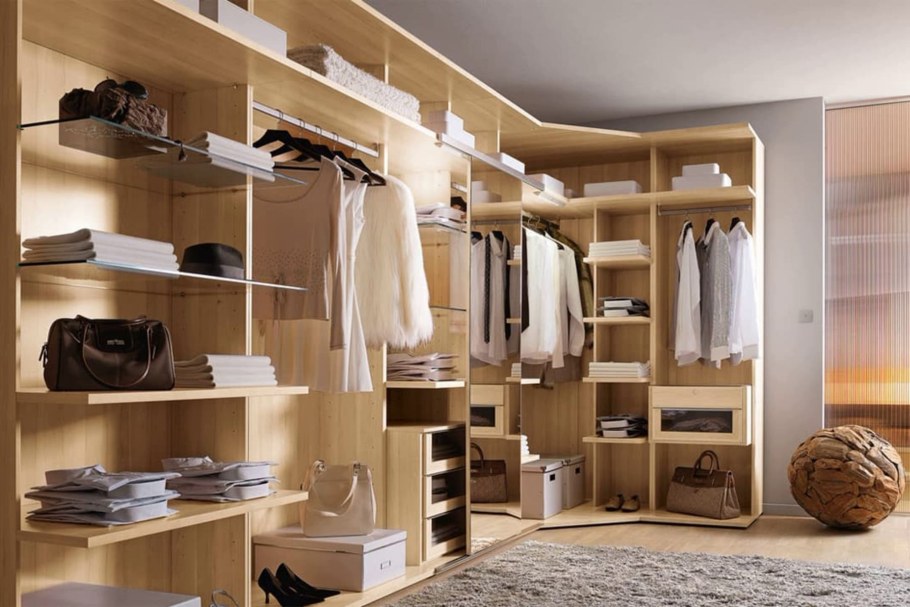 Белая гардеробная