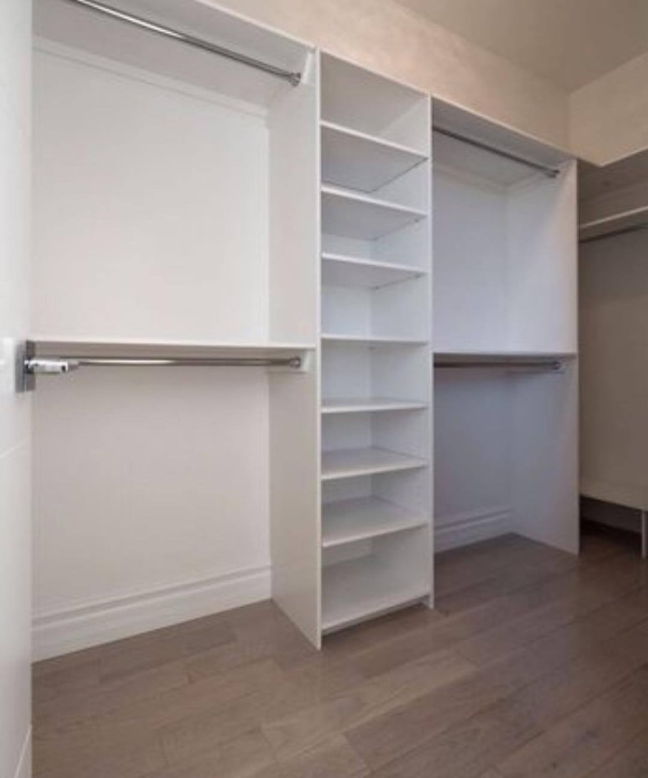 Встроенные шкафы без задней стенки