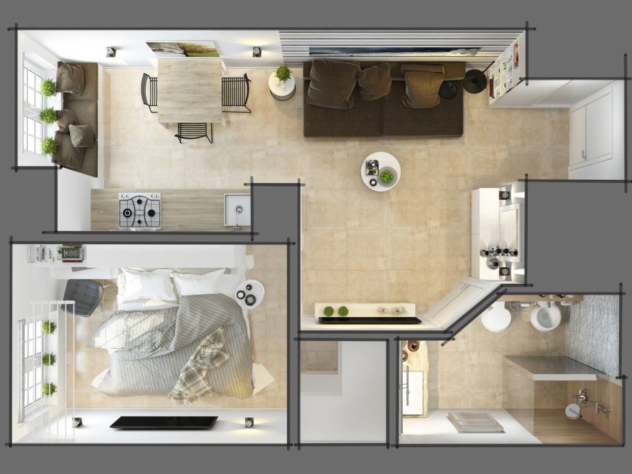 Планировка пик евротрешка