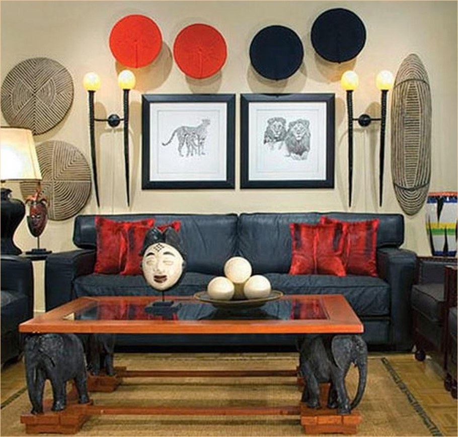 Кресло в африканском стиле