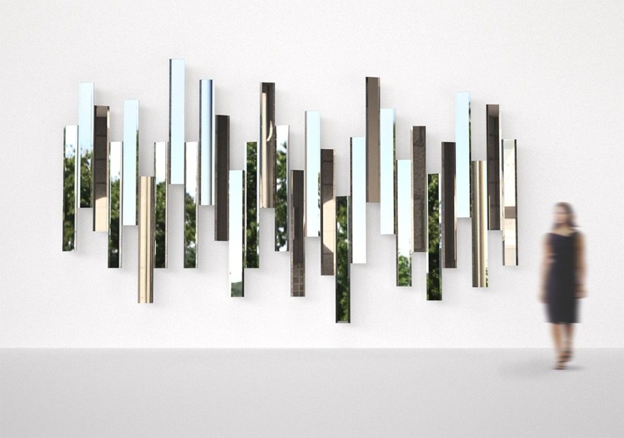 Зеркальные композиции на стену