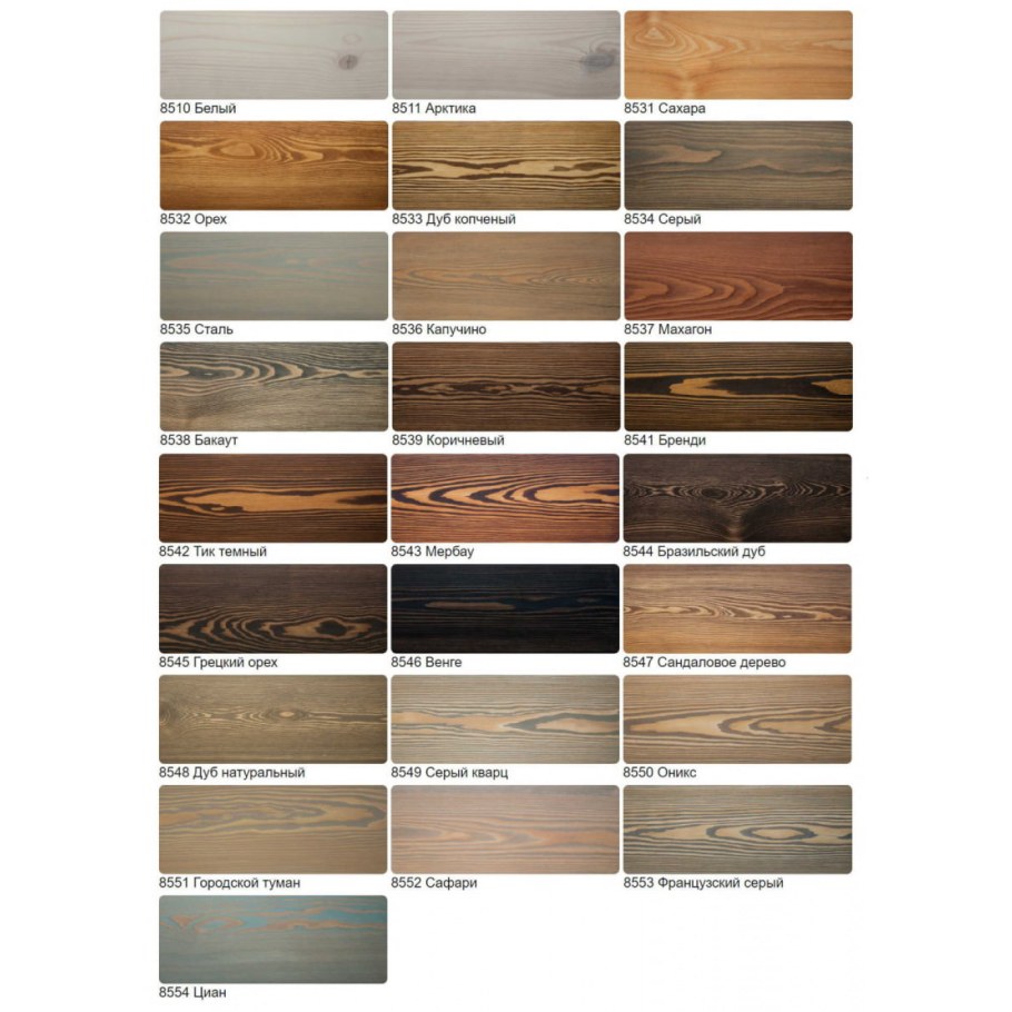 Белая морилка для дерева