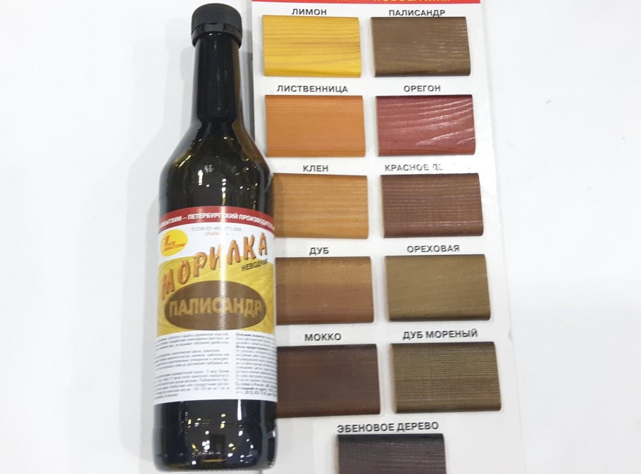 Морилка Varathane Wood Stain палитра