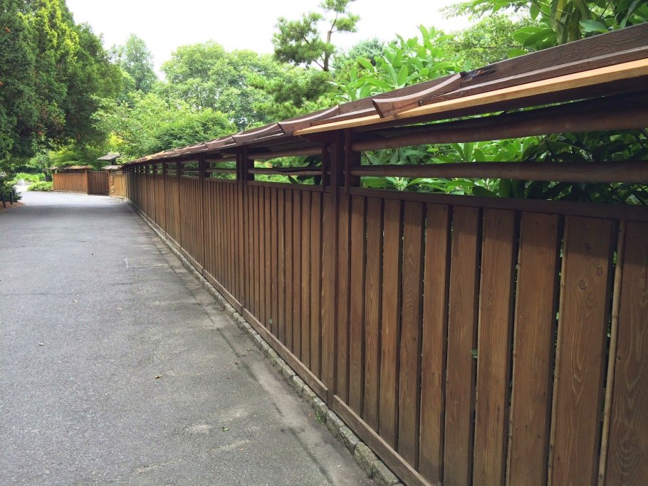 Забор в японском стиле