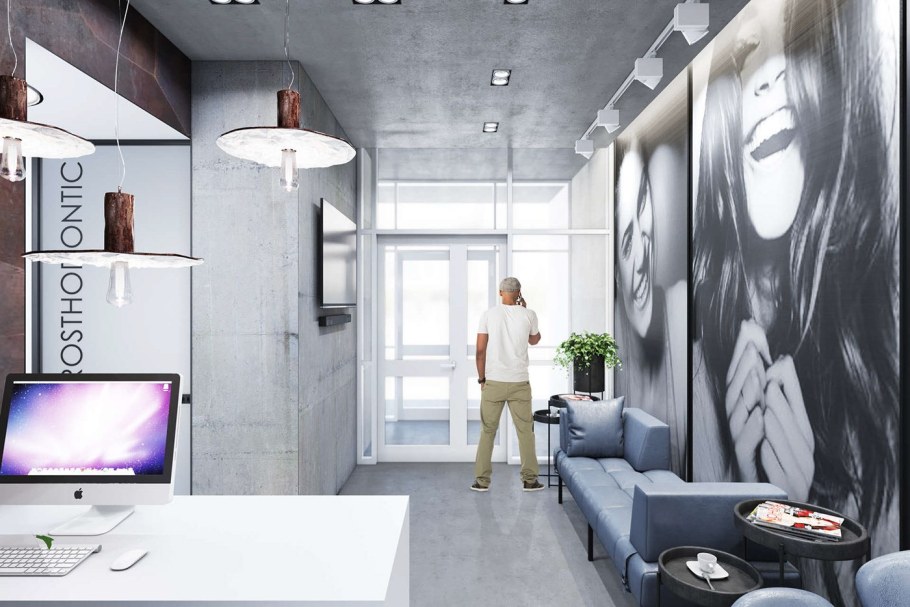 Декор для стоматологической клиники