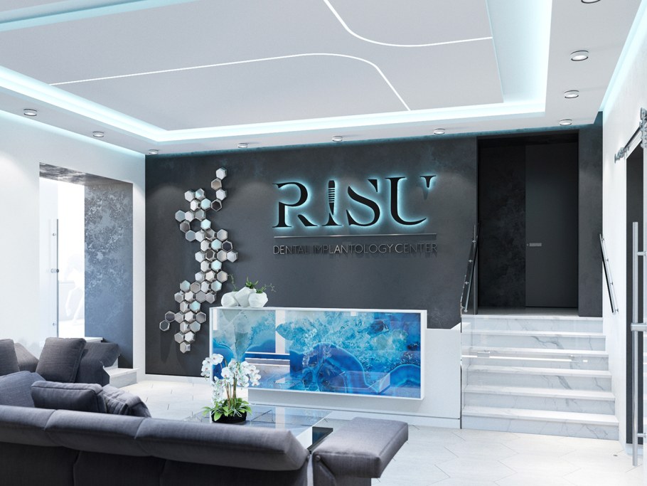 Декор для стоматологической клиники