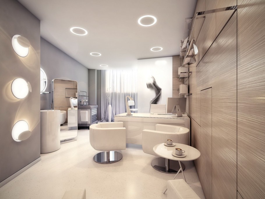 Интерьер клиники в современном стиле