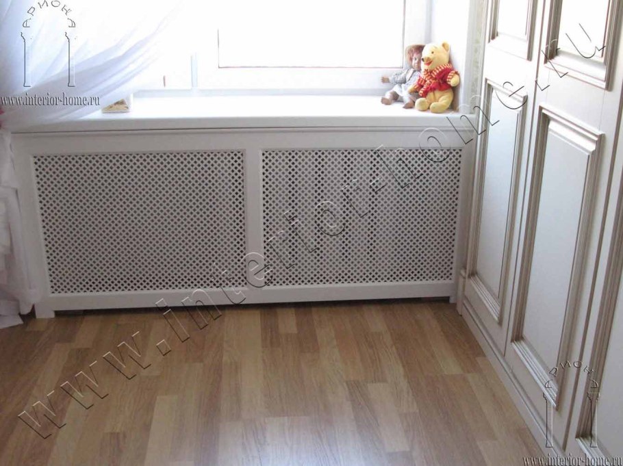 Экран для радиатора в нишу
