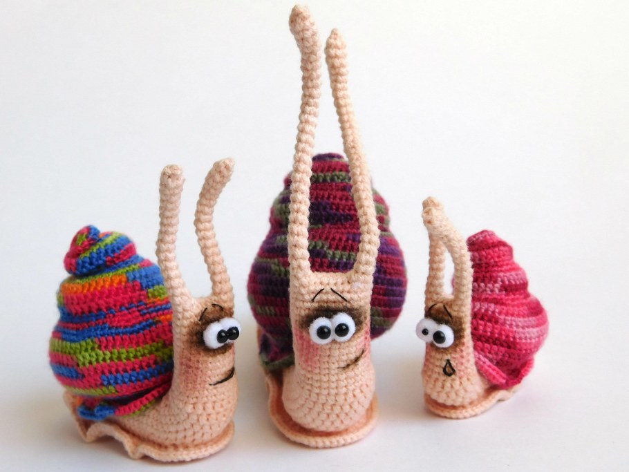 Креативные вязаные игрушки